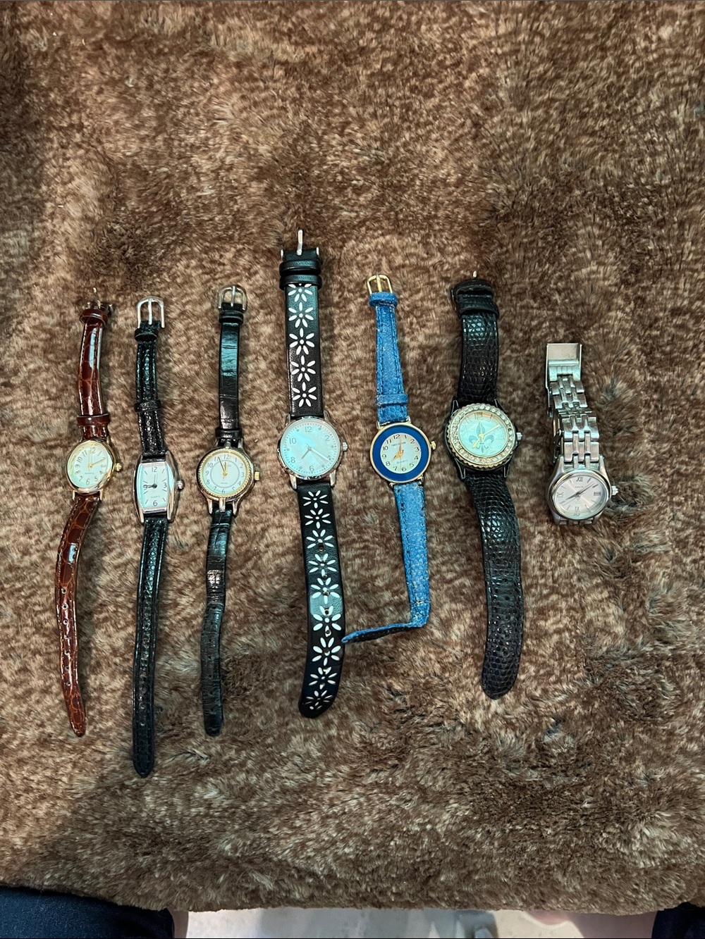 Assorted Women's Watches - Black and Blue Strap Styles
